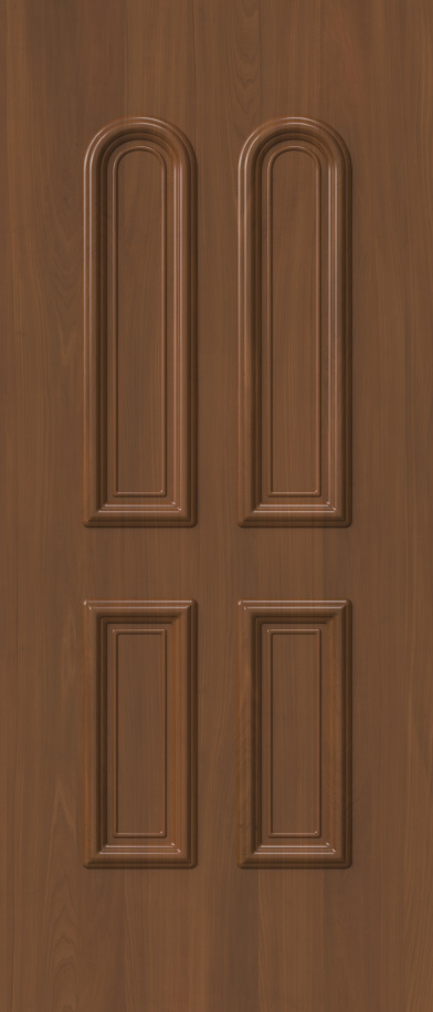 Aluminium security Door Facades with Embossed design