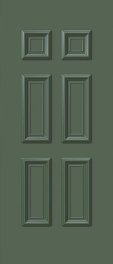 Aluminium security Door Facades with Embossed design