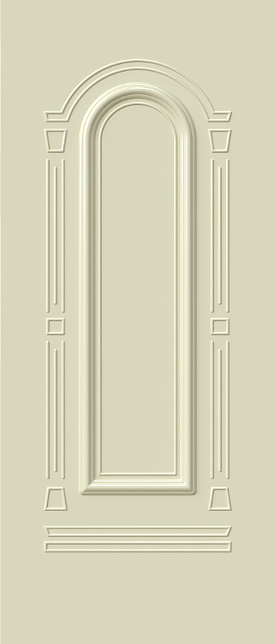 Aluminium security Door Facades with Embossed design