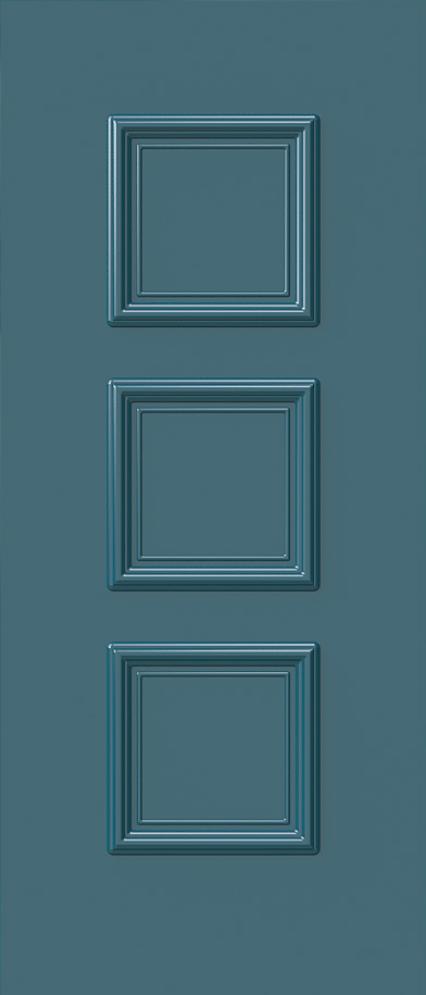 Aluminium security Door Facades with Embossed design