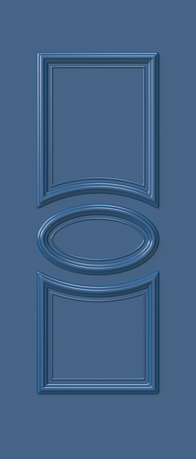 Aluminium security Door Facades with Embossed design