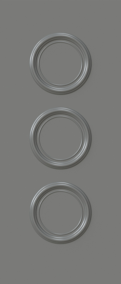 Aluminium security Door Facades with Embossed design