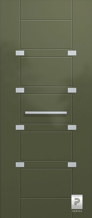 PREMIUM Aluminium security Door Facades with INOX