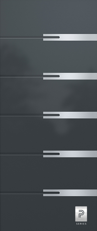 PREMIUM Aluminium security Door Facades with INOX